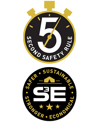 Partner Logos: 5 Second Safety and S3E
